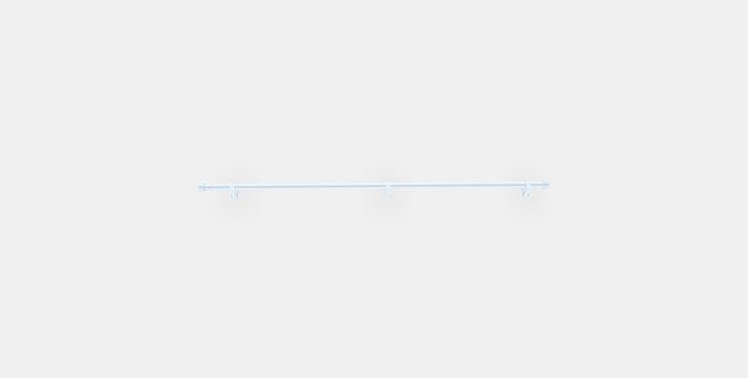 BEKRAFTA Curtain rod set 3 Low-poly 3D model
