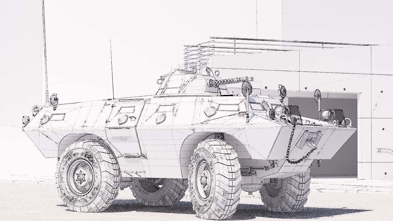 Cadillac V100  3D model_2