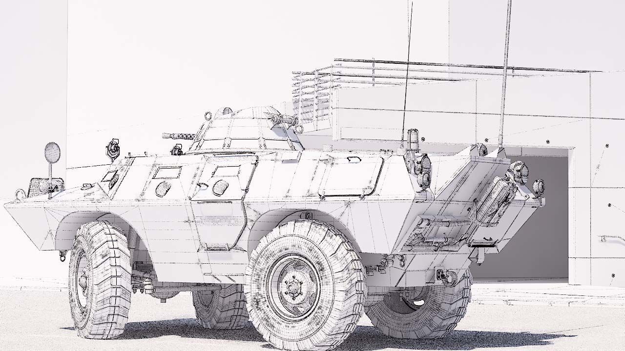 Cadillac V100  3D model_3