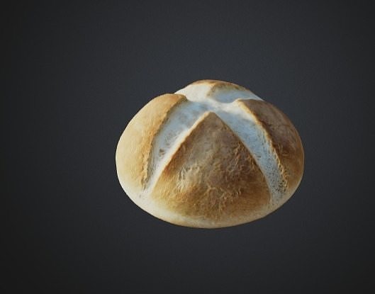 Realistic Loaf of Bread 3D Model 3D model