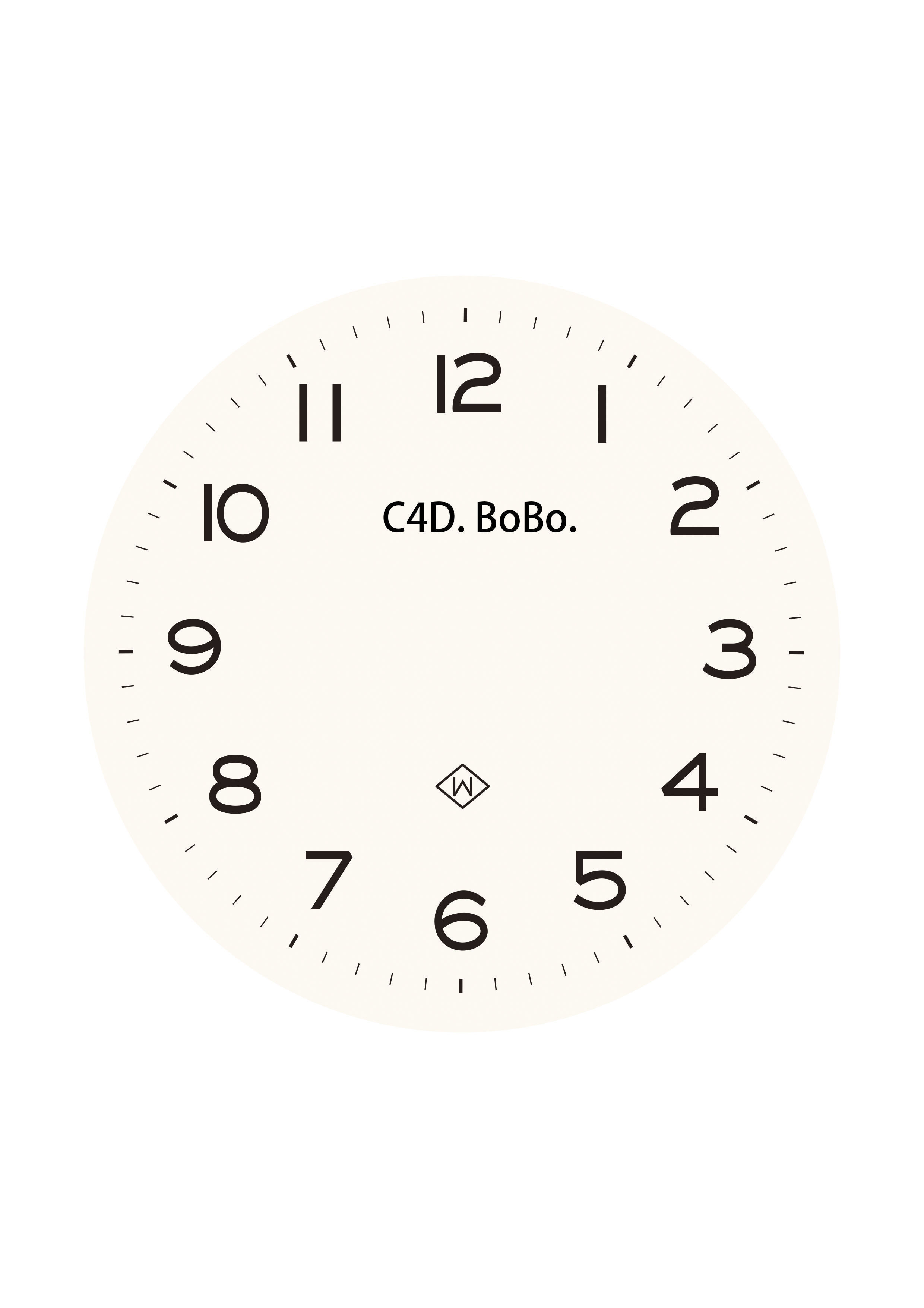 Alarm Clock 3D model with cinema 4d Octane 3D model 3D model_8