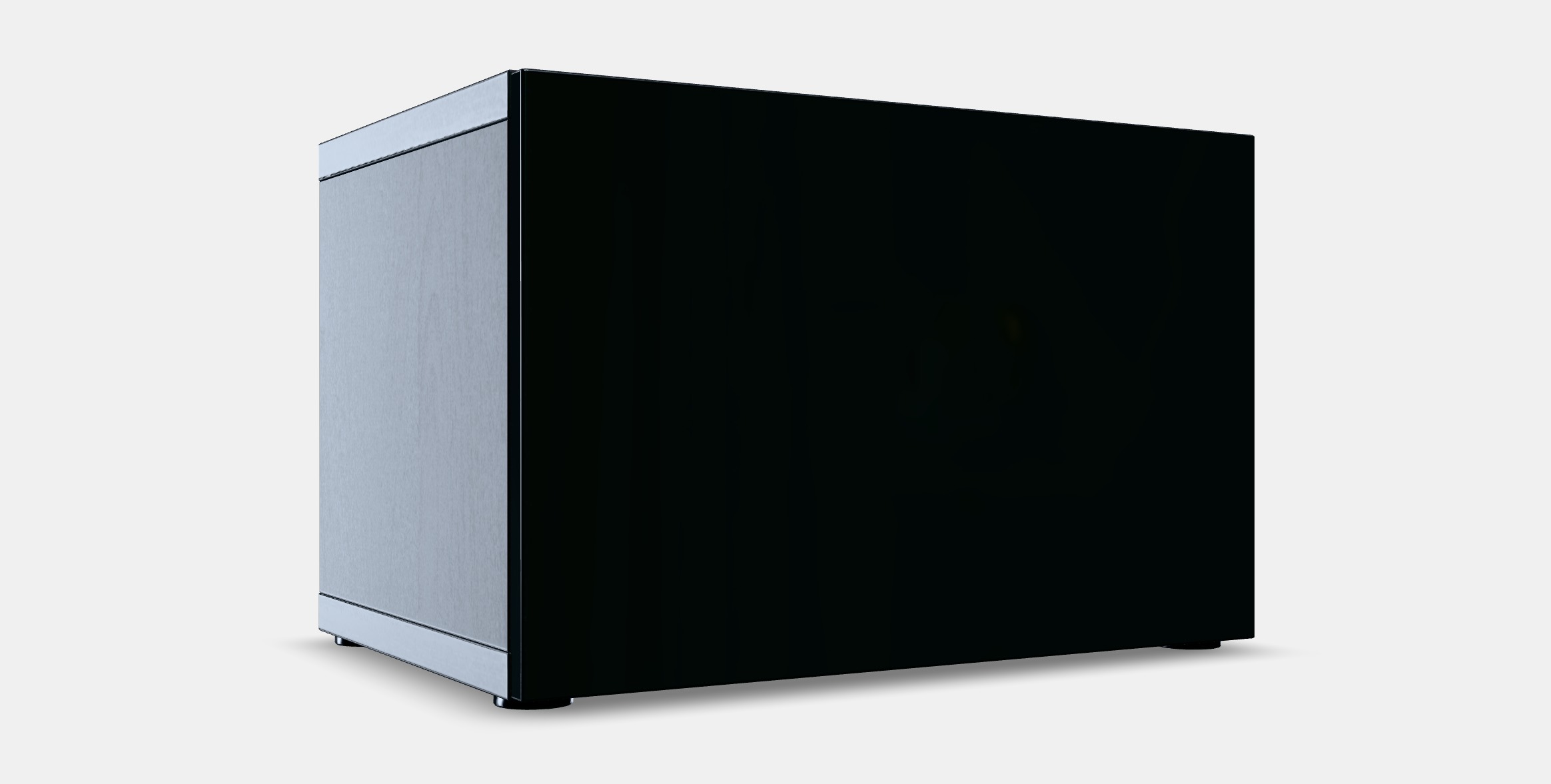 BESTA Shelf unit with door 21 Low-poly 3D model_12