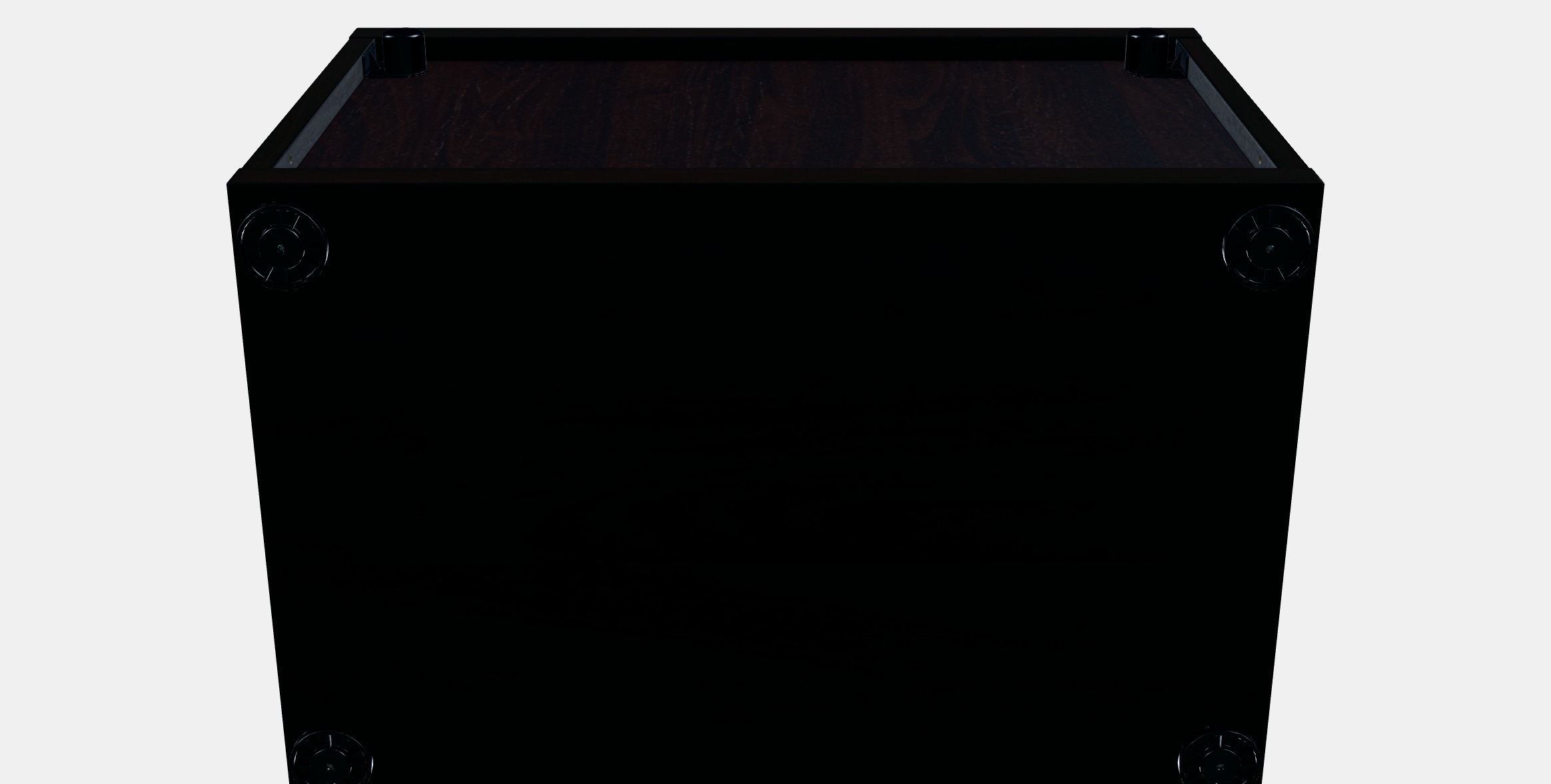 BESTA Shelf unit with door 21 Low-poly 3D model_4