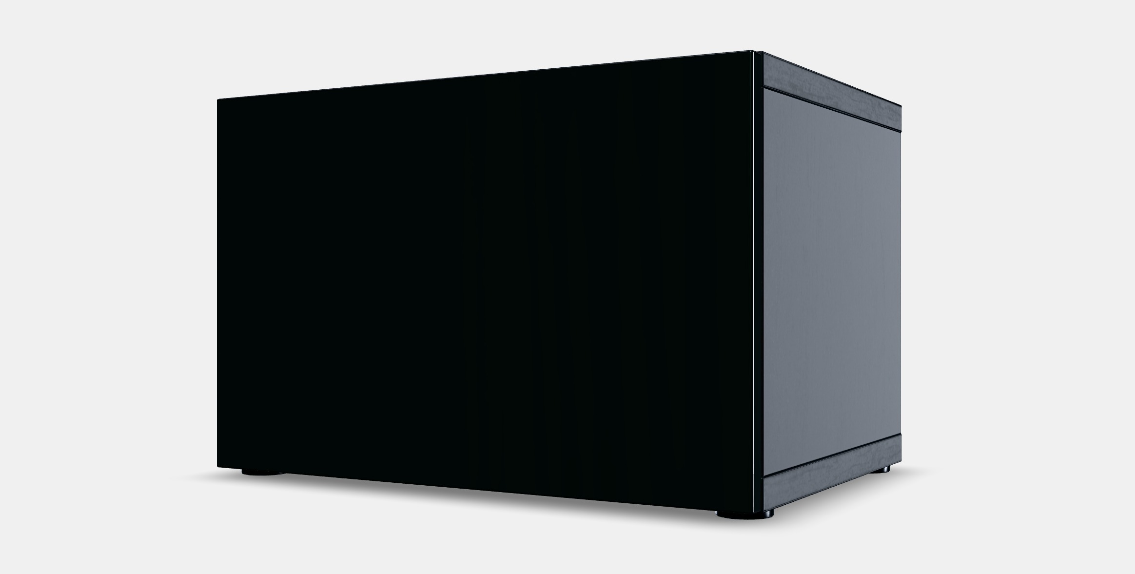 BESTA Shelf unit with door 21 Low-poly 3D model_13