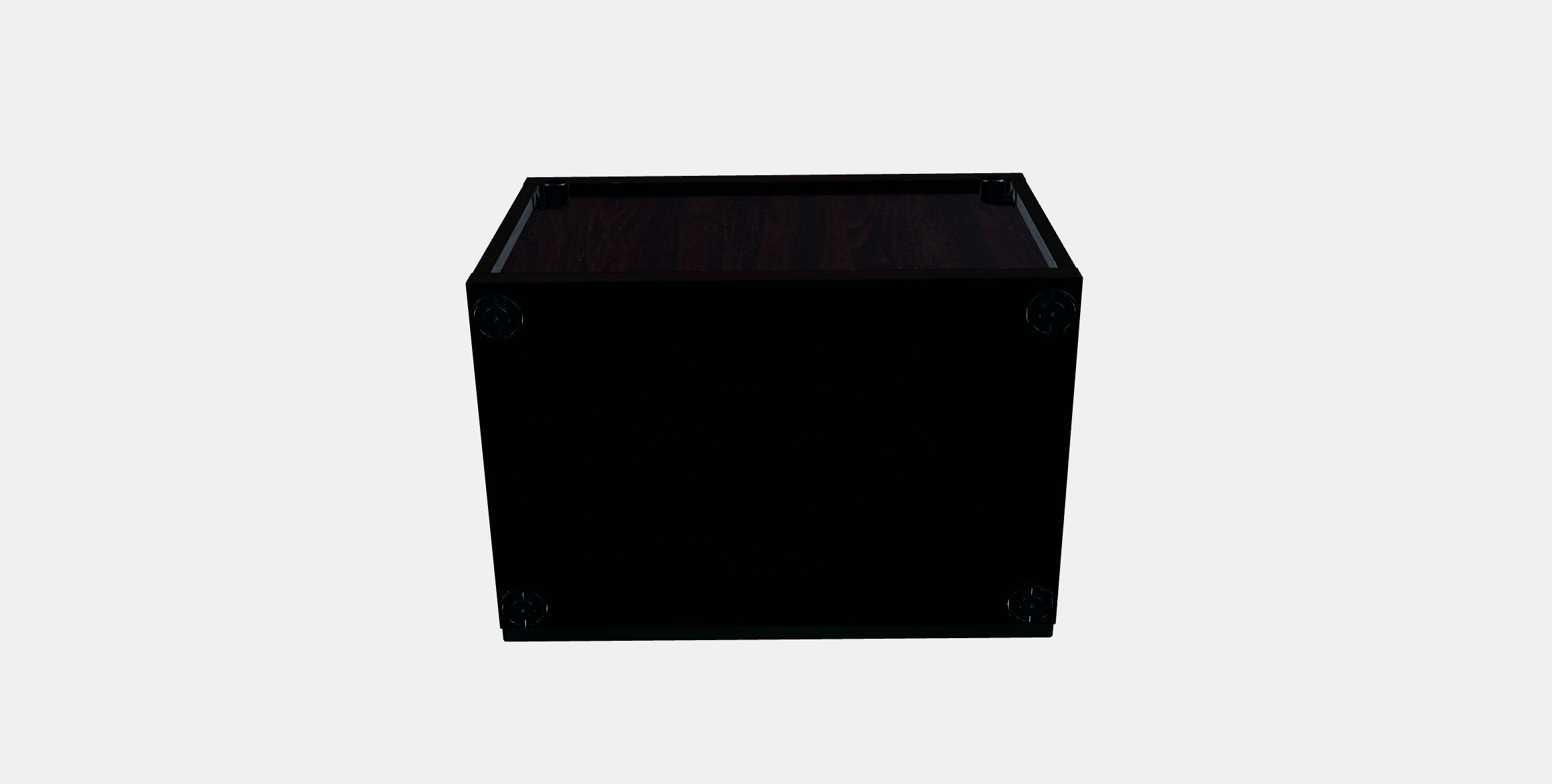 BESTA Shelf unit with door 21 Low-poly 3D model_3