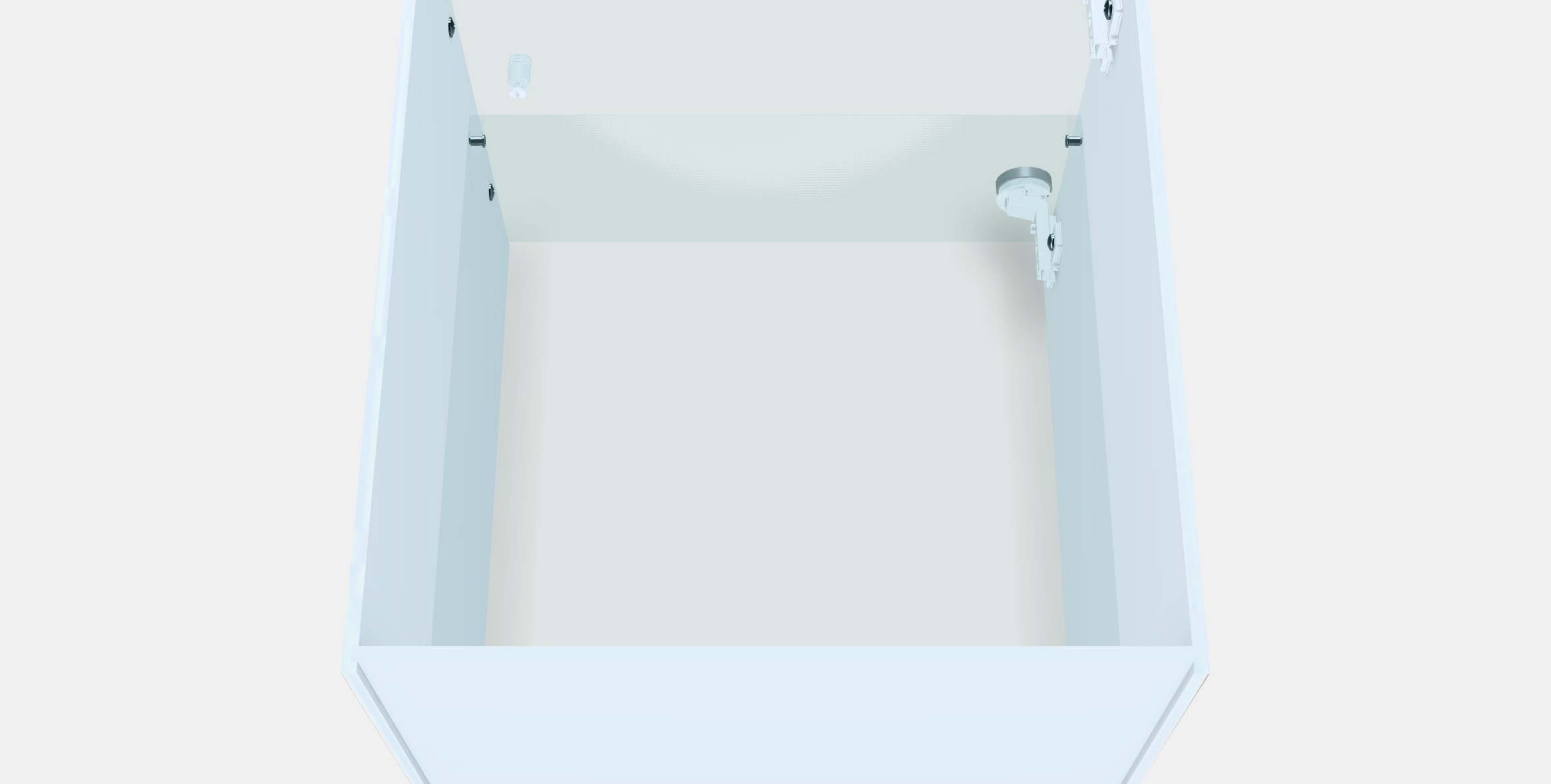 KALLAX Insert with glass door Low-poly 3D model_4