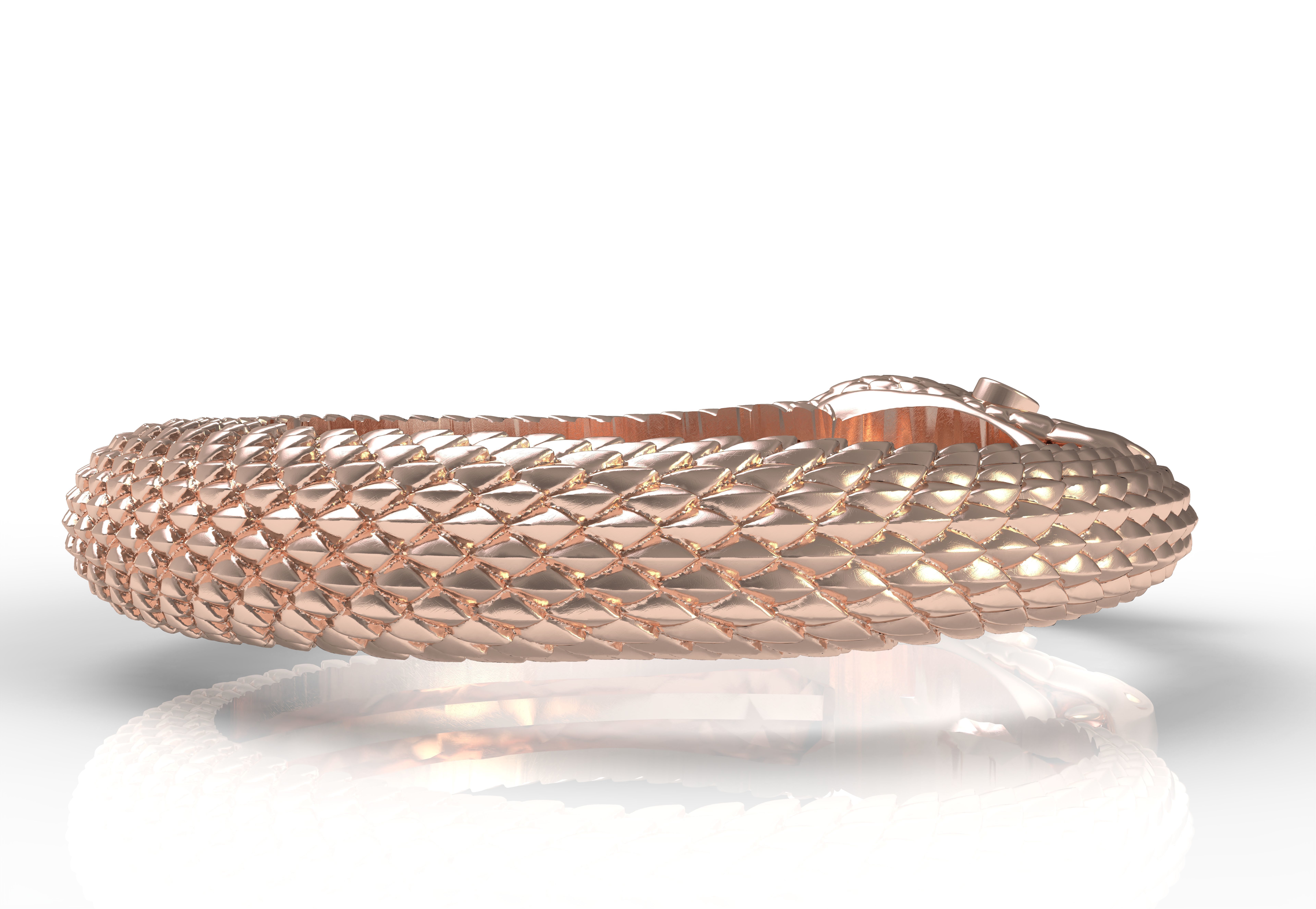 SNAKE RING 3D print model_12