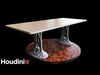 6 Organic Tables designs for CNC and 3D printing 3D print model_5