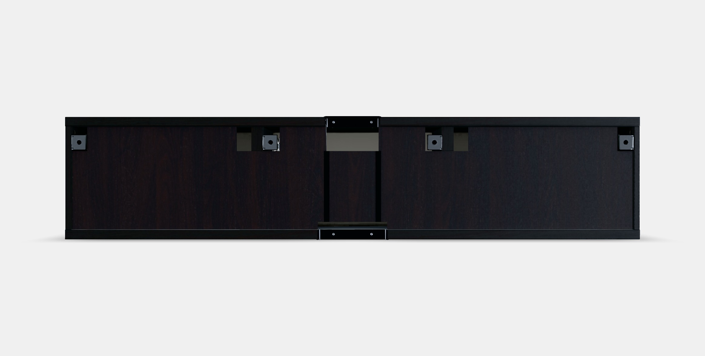 BESTA TV bench with doors 19 Low-poly 3D model_15