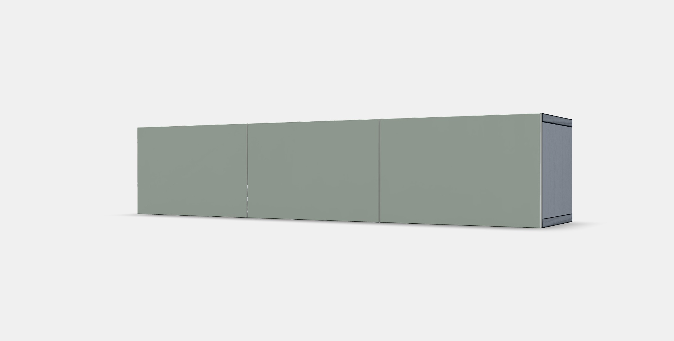 BESTA TV bench with doors 19 Low-poly 3D model_13