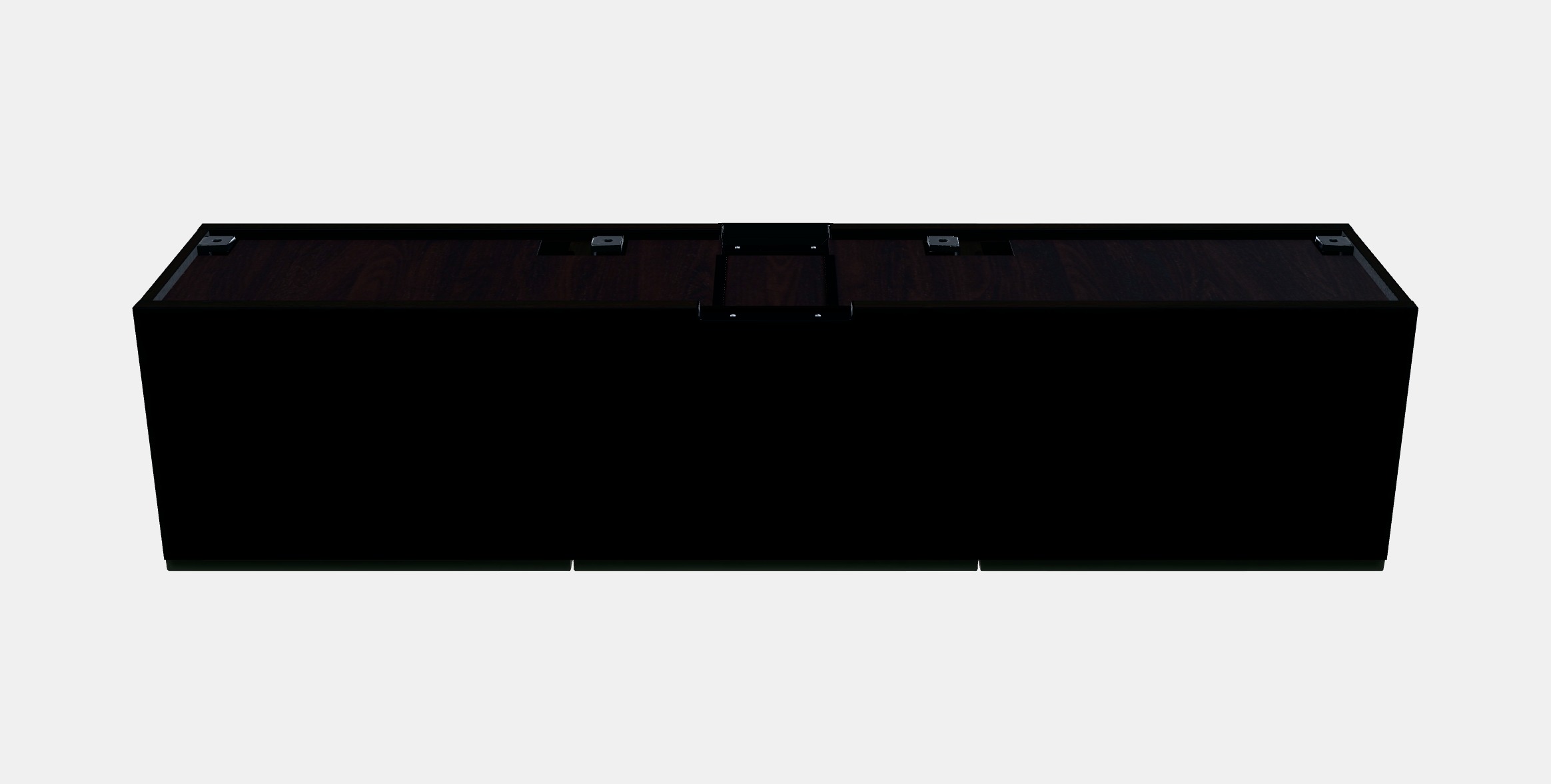 BESTA TV bench with doors 19 Low-poly 3D model_7