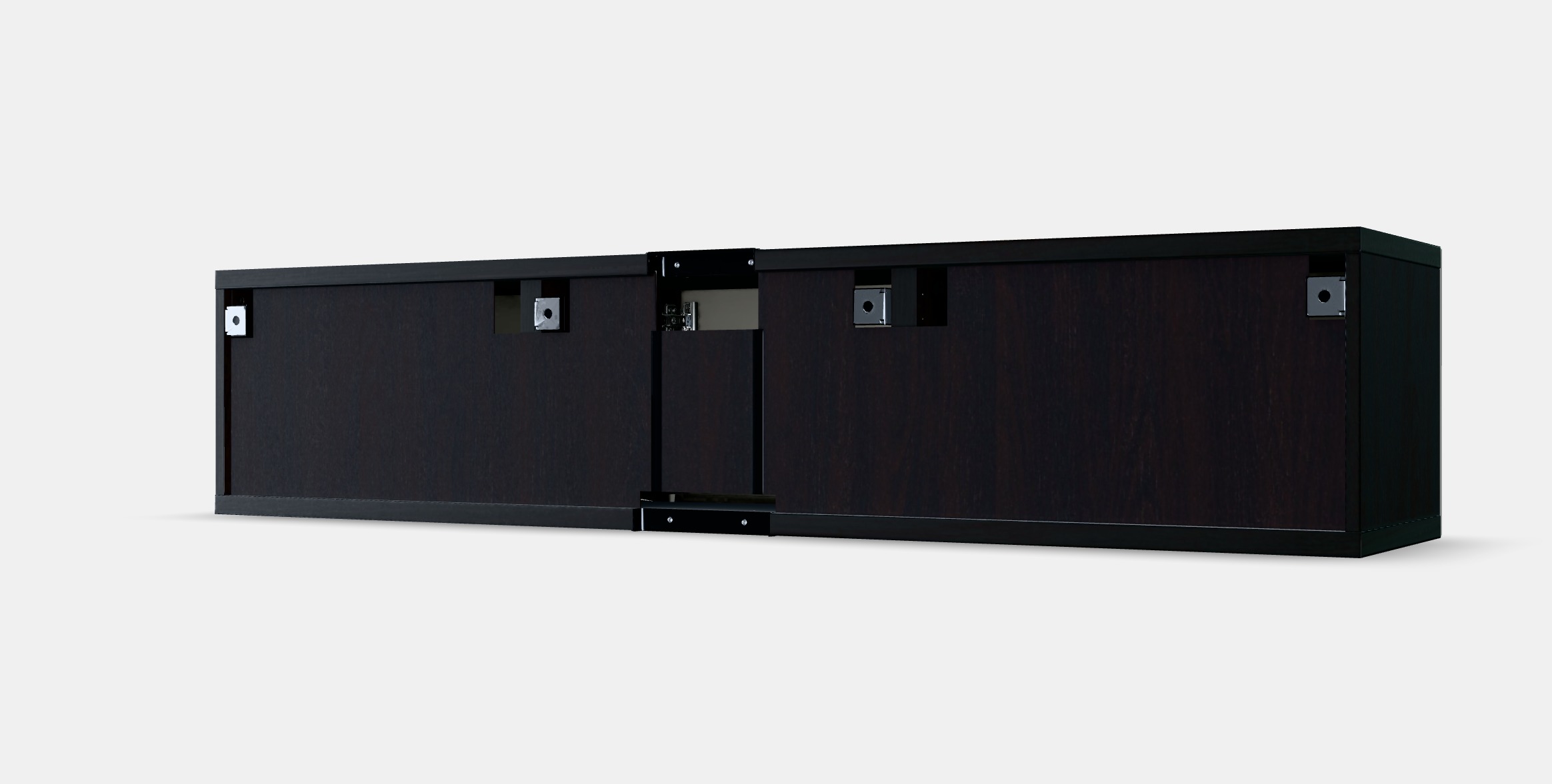 BESTA TV bench with doors 19 Low-poly 3D model_10