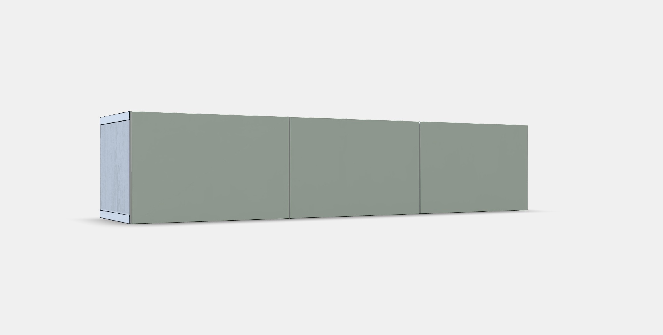 BESTA TV bench with doors 19 Low-poly 3D model_8