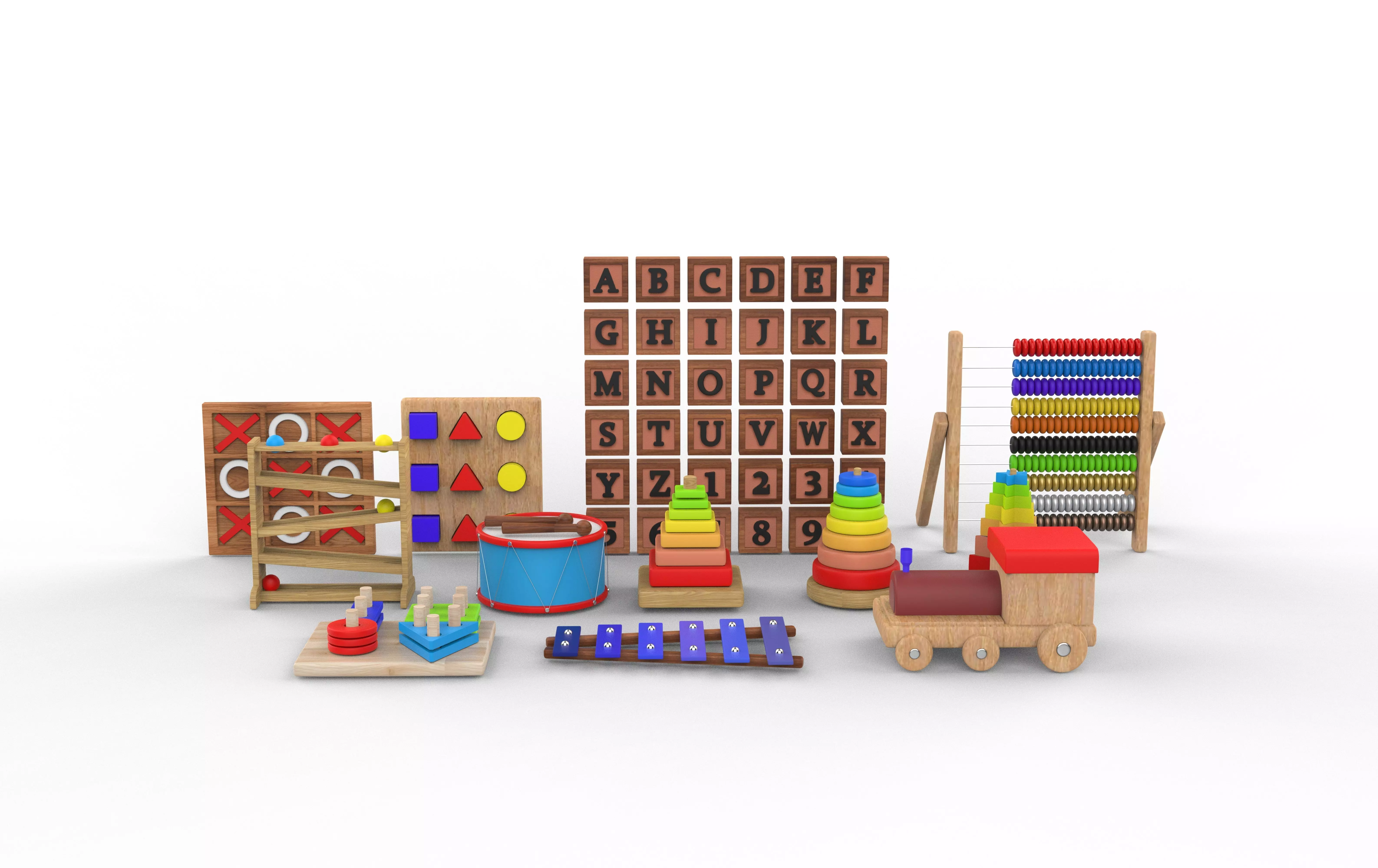 Montessori Toys 3D model