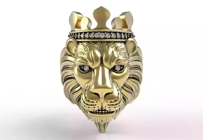 Lion King Diamond Ring