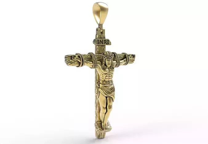 Jesus with Cross Pendant