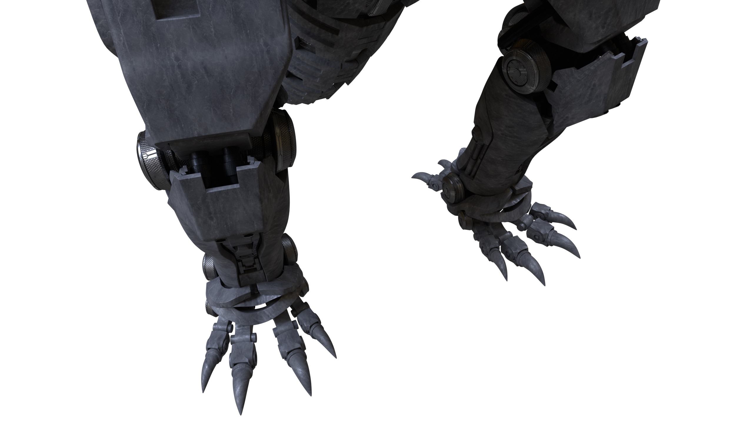 Mechzila Giant in Action Low-poly 3D model_13