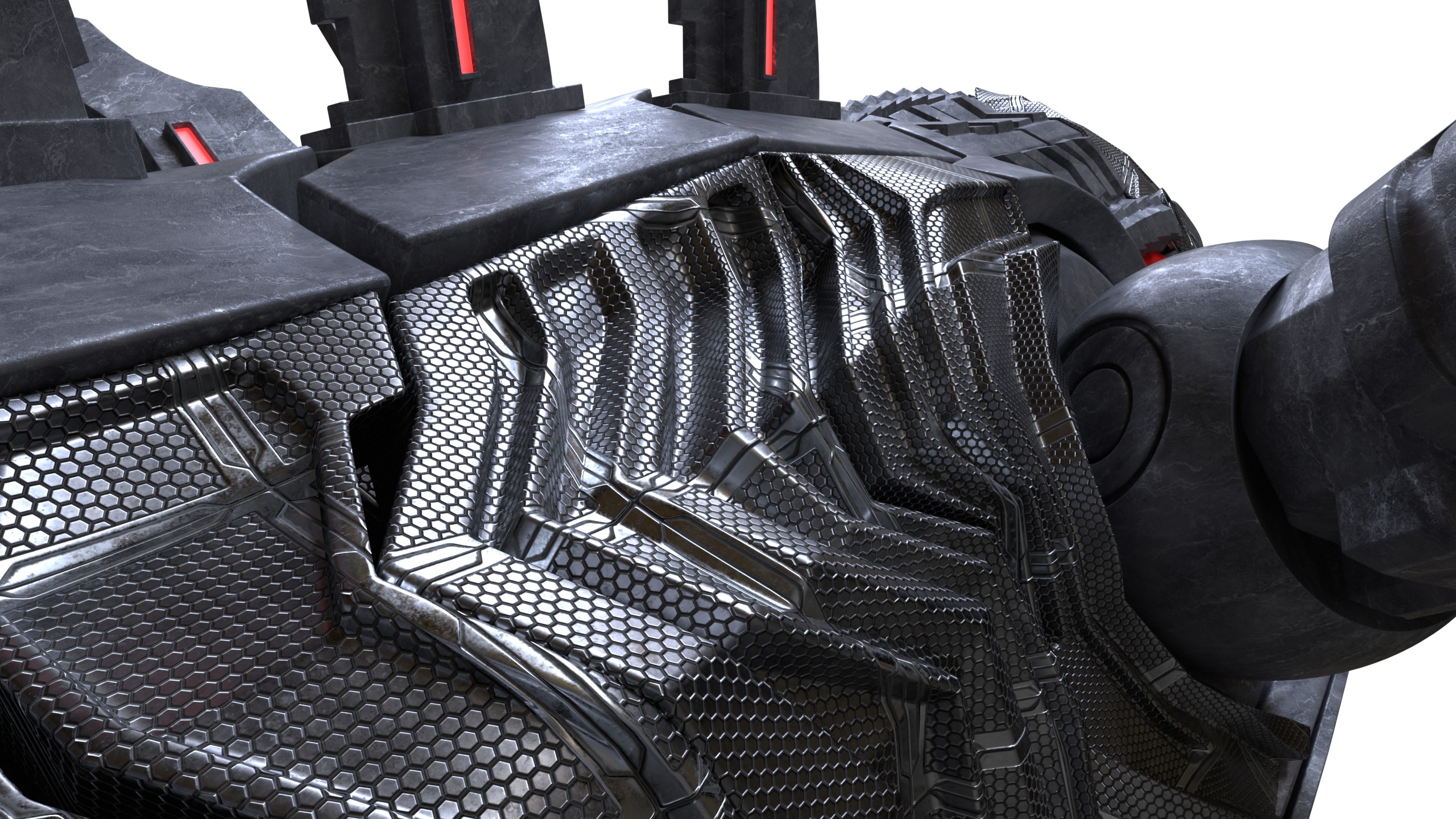 Mechzila Giant in Action Low-poly 3D model_15