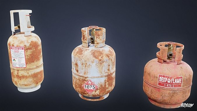 INDUSTRIAL - Tanks 01 - LOW POLY AND NANITE Low-poly 3D model