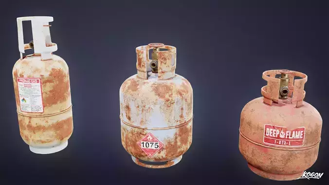 INDUSTRIAL - Tanks 01 - LOW POLY AND NANITE