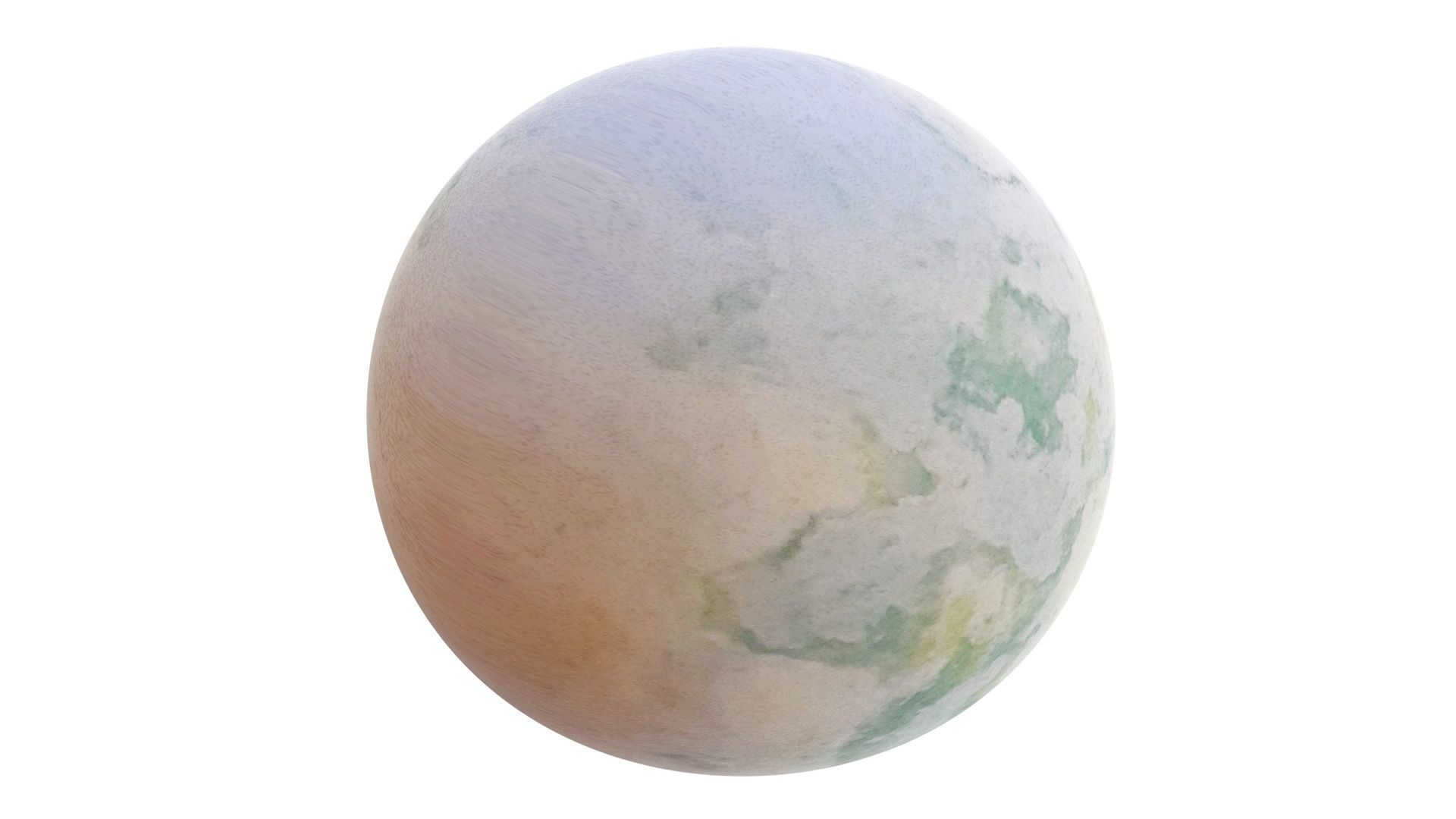 Earth Designed Jawbreaker Candy 3D model_7