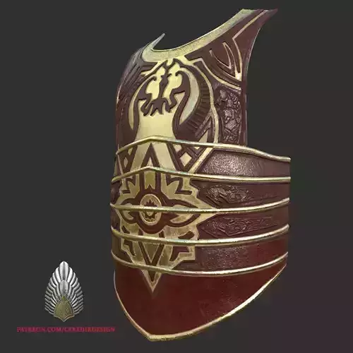 Theoden Chest Armor lord of the rings 3D DIGITAL DOWNLOAD