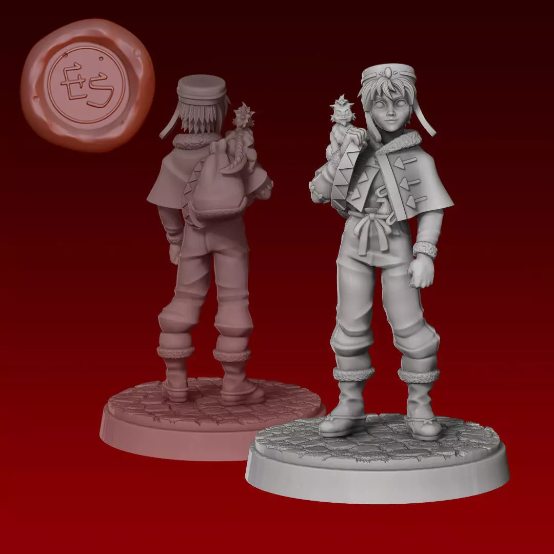 Alex Noa - Lunar Silver Star Story - 32mm Scale Miniature 3D print model_0