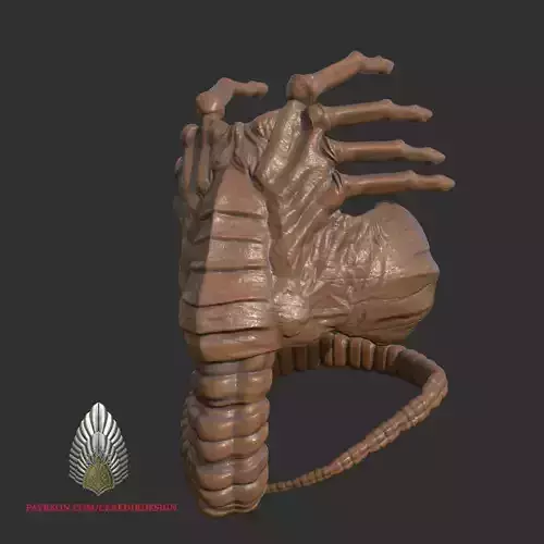 Aliens Romulus Face Hugger 3D DIGITAL DOWNLOAD
