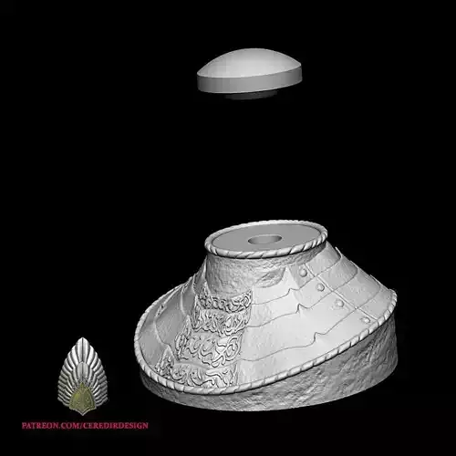 Sauron Helmet Stand lord of the rings 3D DIGITAL DOWNLOAD