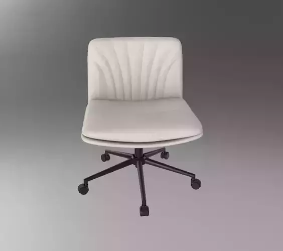 Marsail armless office chair with wheels