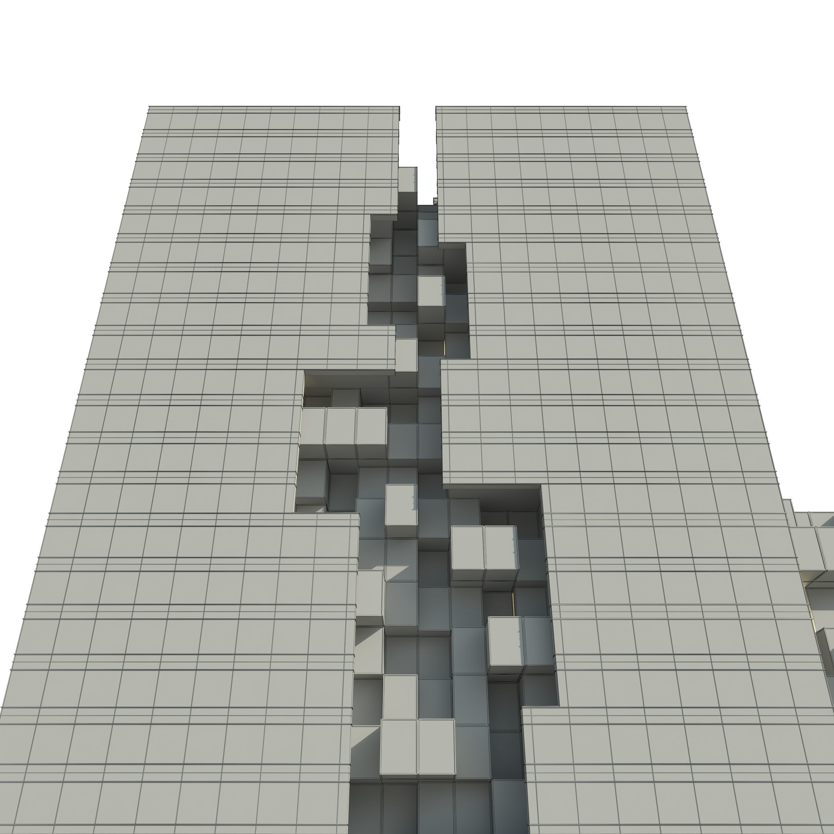 Office Building A 3D model_9