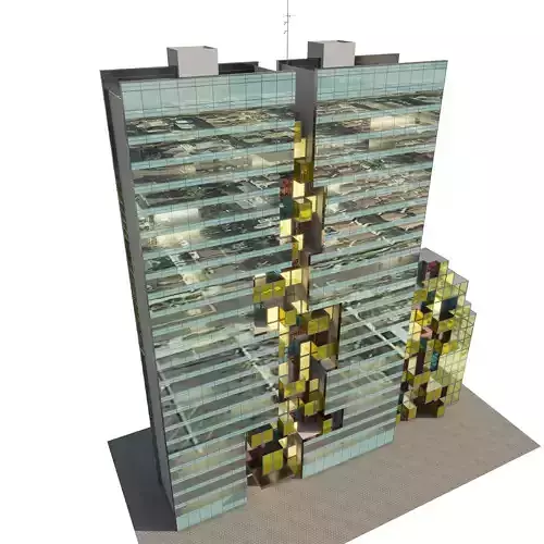 Office Building A 3D model