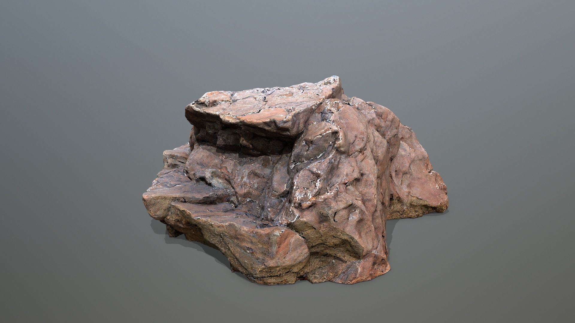 desert rocks  Low-poly 3D model_19