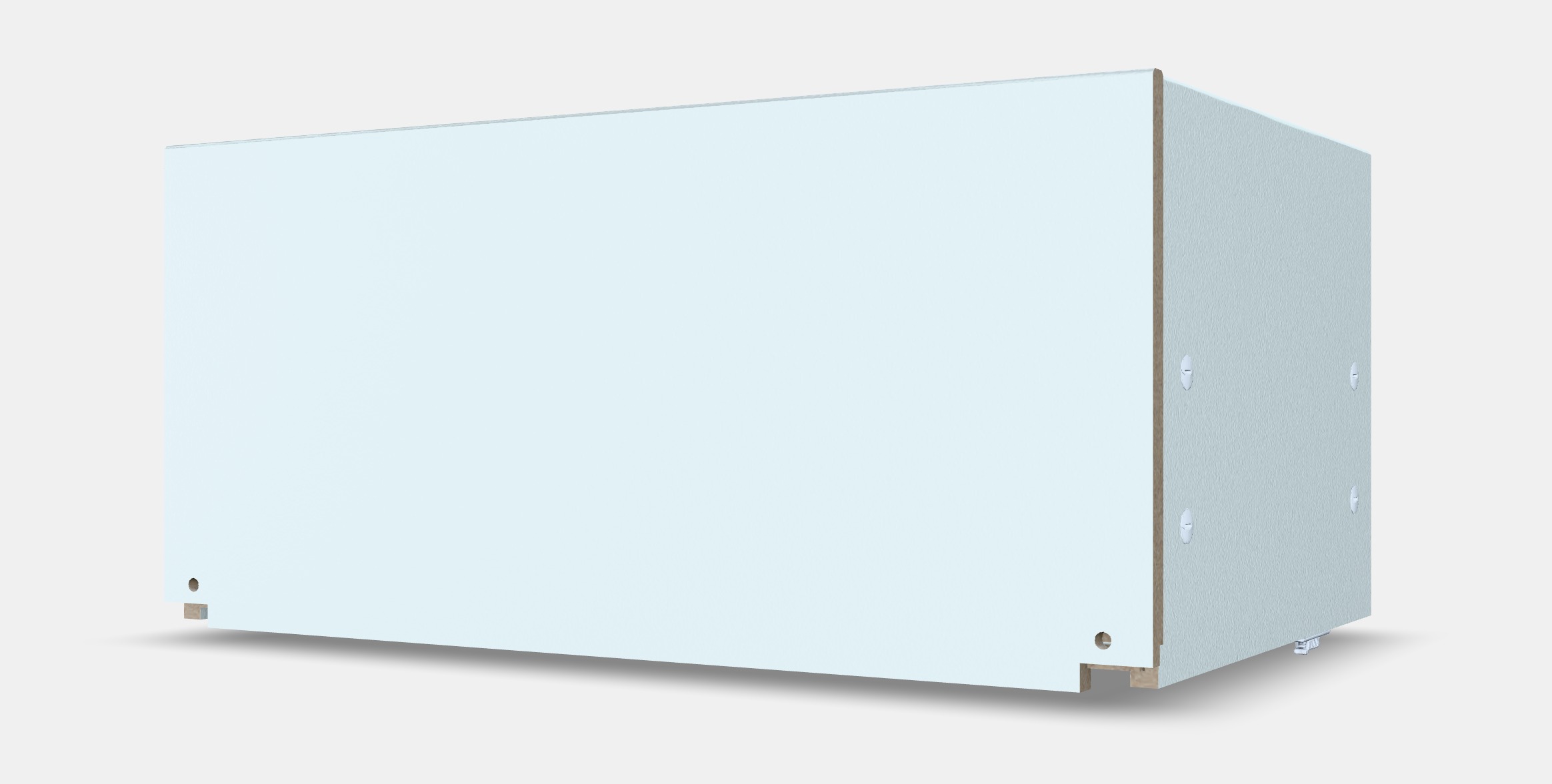 BESTA Drawer frame 3 Low-poly 3D model_5