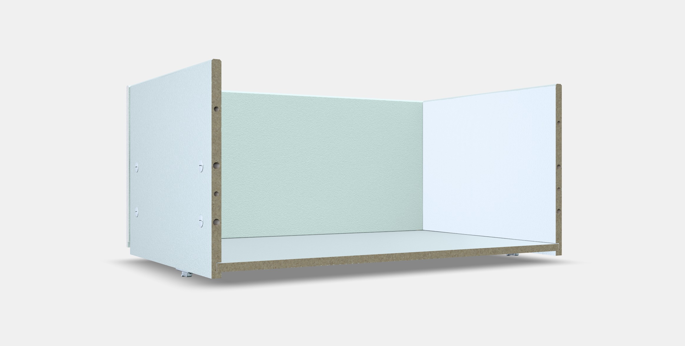 BESTA Drawer frame 3 Low-poly 3D model_10