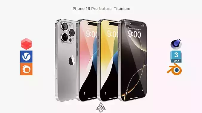 Apple iPhone 16 Pro Natural Titanium