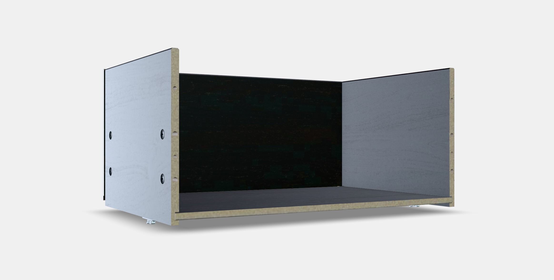 BESTA Drawer frame 5 Low-poly 3D model_8