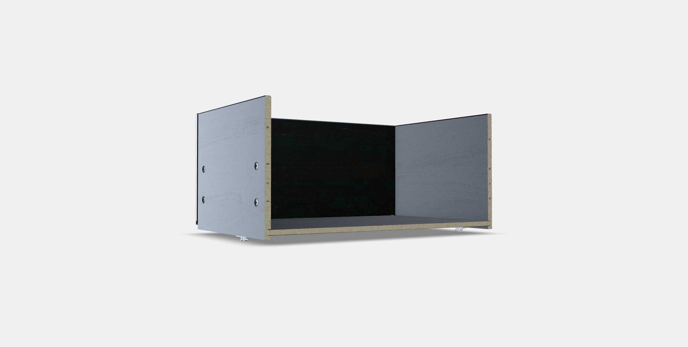 BESTA Drawer frame 5 Low-poly 3D model_2