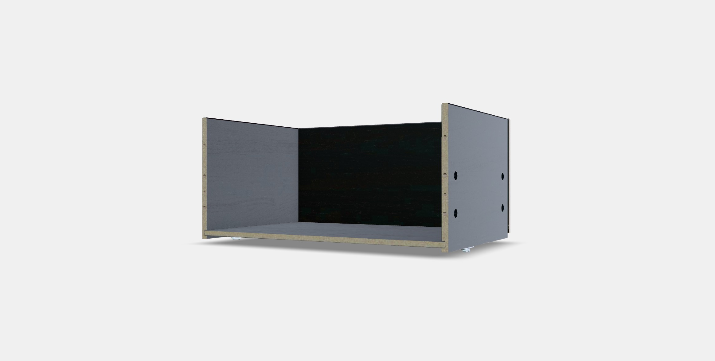 BESTA Drawer frame 5 Low-poly 3D model_11