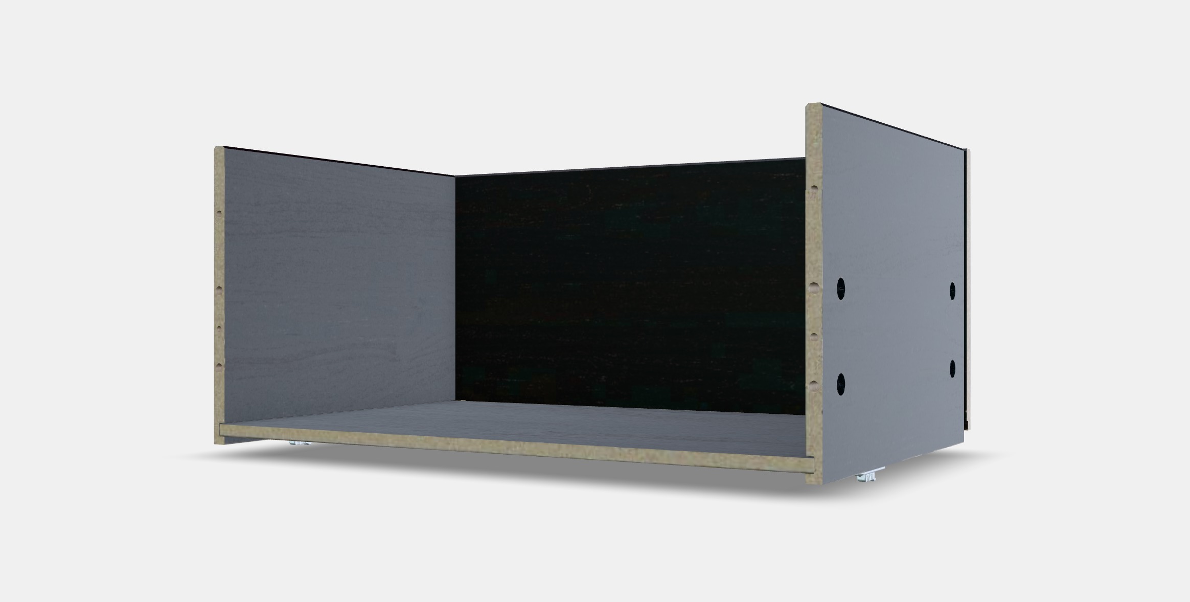 BESTA Drawer frame 5 Low-poly 3D model_12