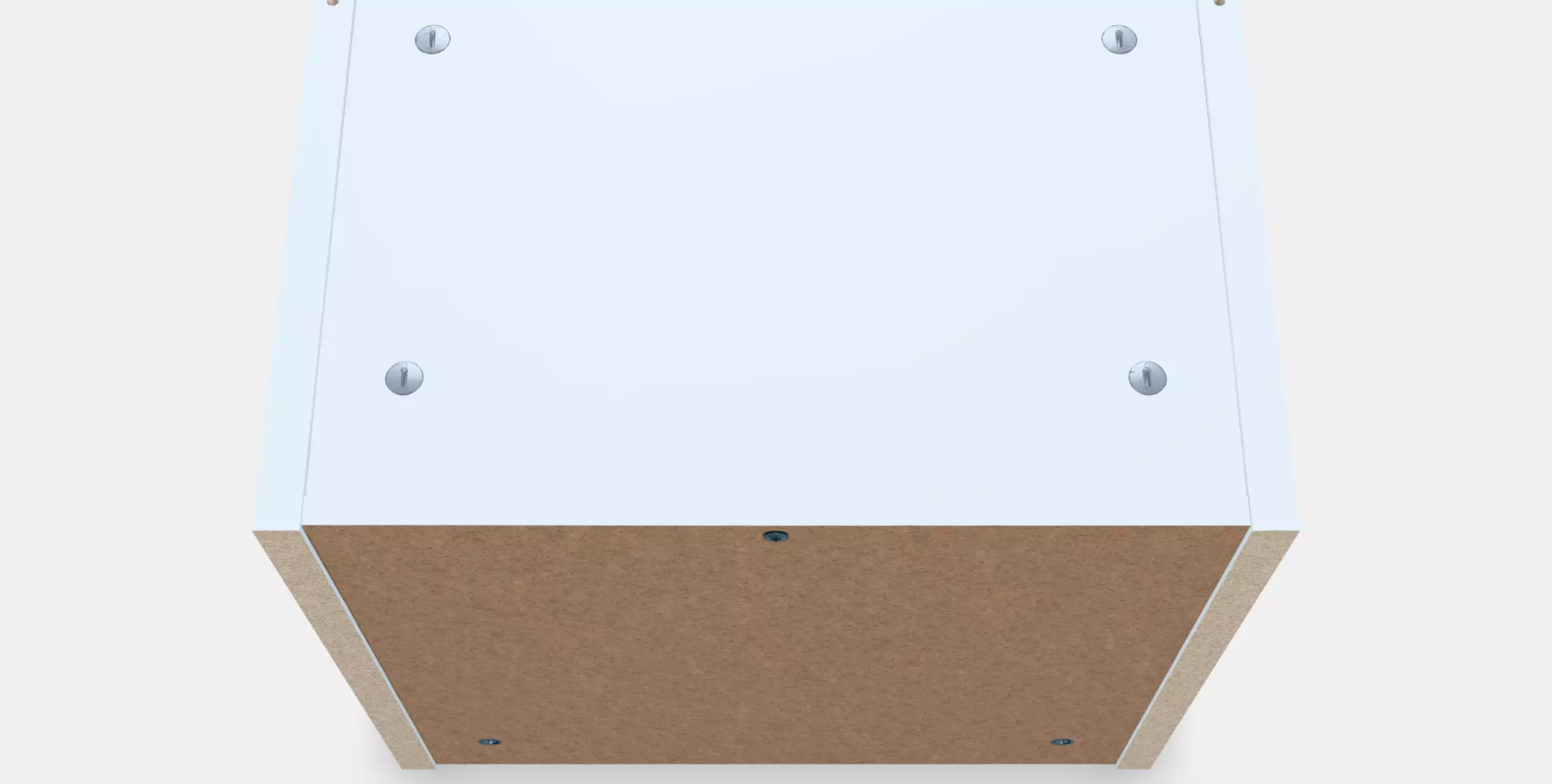 BILLY Height extension unit Low-poly 3D model