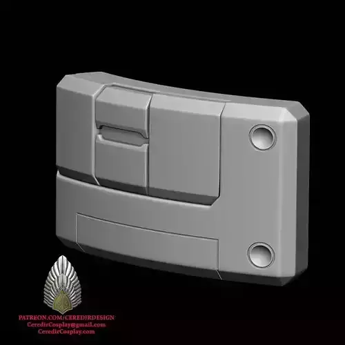 Mandalorian Armorer Belt Pieces 3D DIGITAL DOWNLOAD