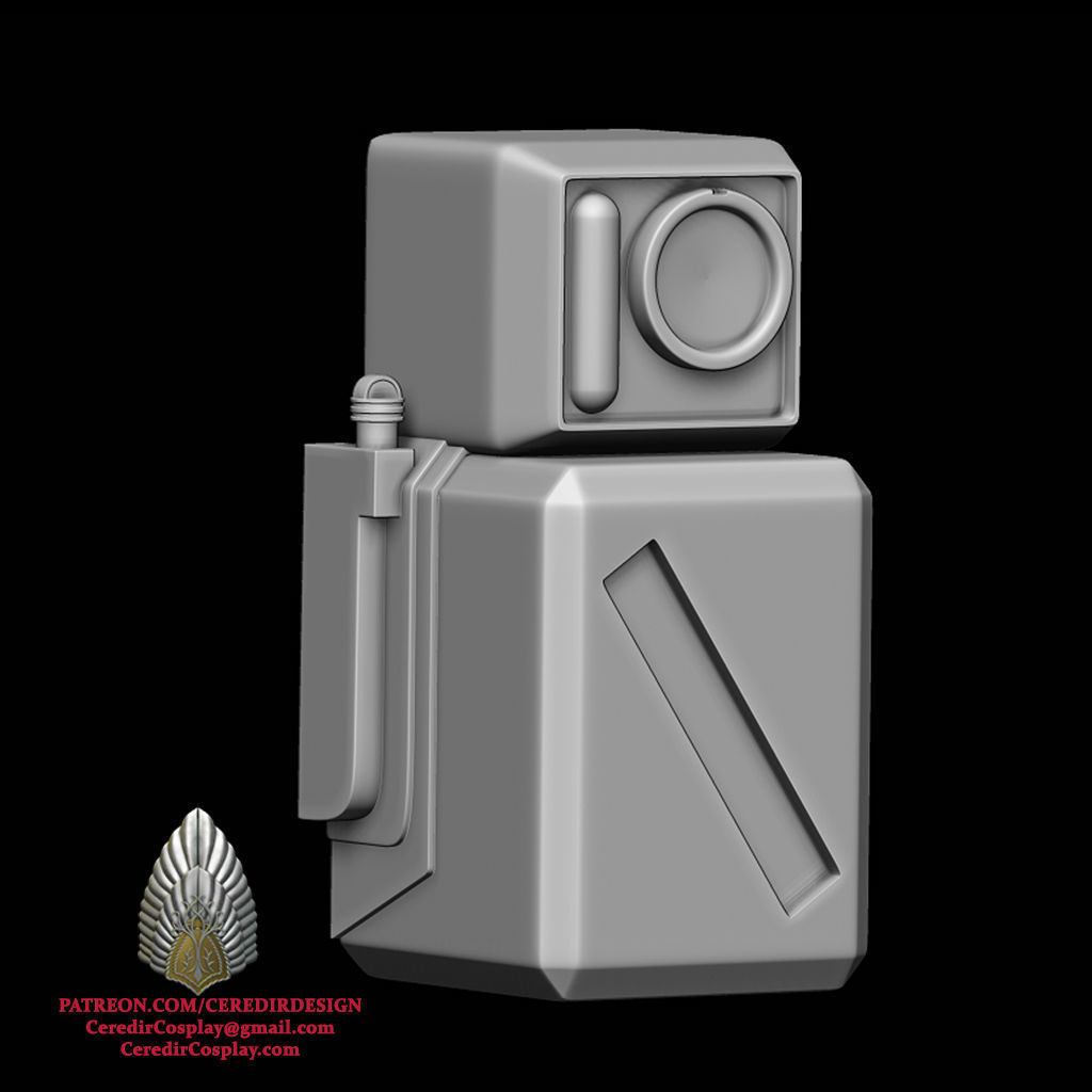 Mandalorian Armorer Belt Pieces 3D DIGITAL DOWNLOAD 3D print model_4
