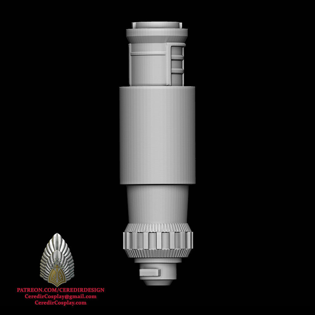 Mandalorian Armorer Belt Pieces 3D DIGITAL DOWNLOAD 3D print model_6