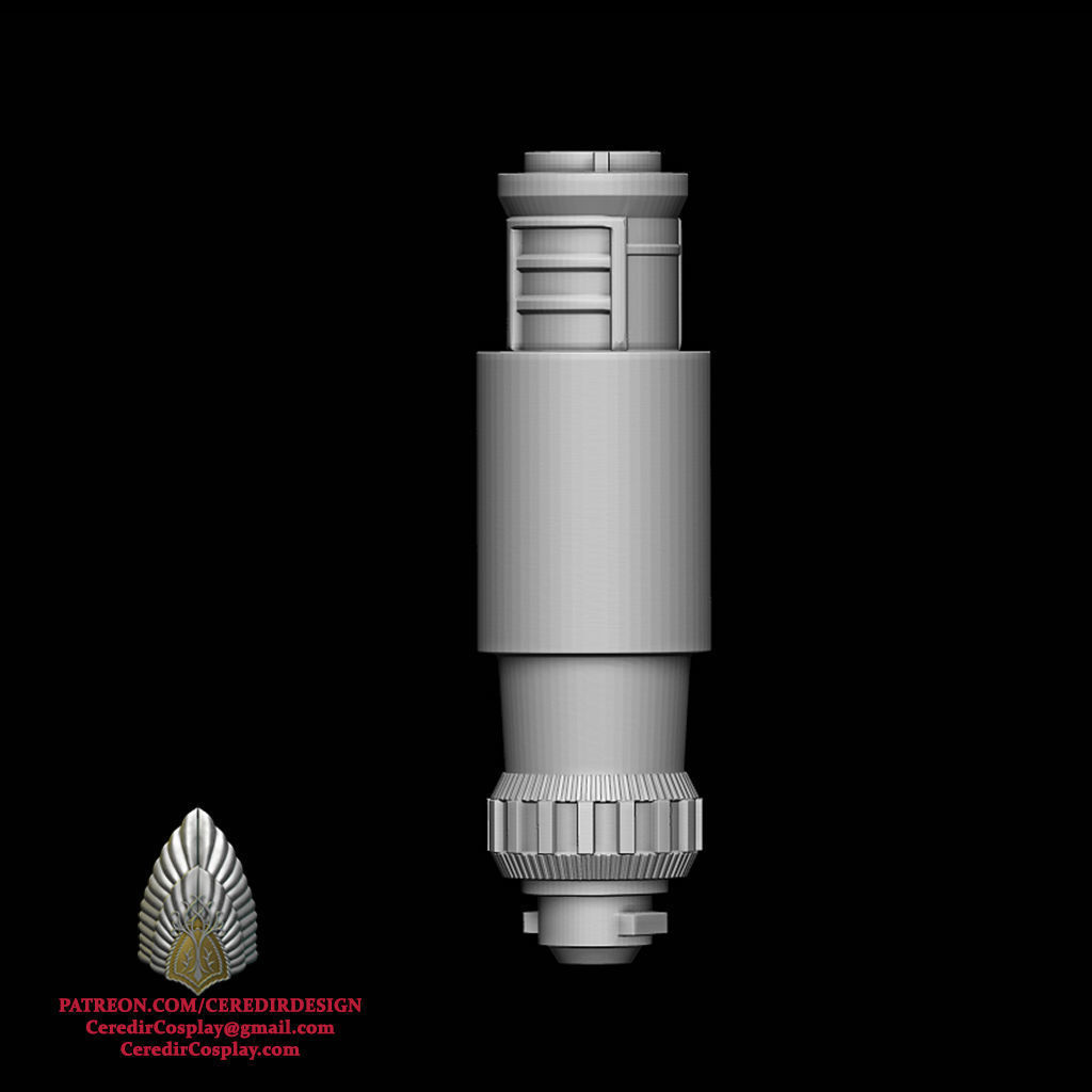 Mandalorian Armorer Belt Pieces 3D DIGITAL DOWNLOAD 3D print model_1