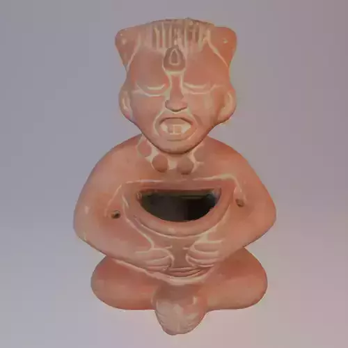 Sacrifice Ritual Figurine   Ancient Symbolic Art in 3D