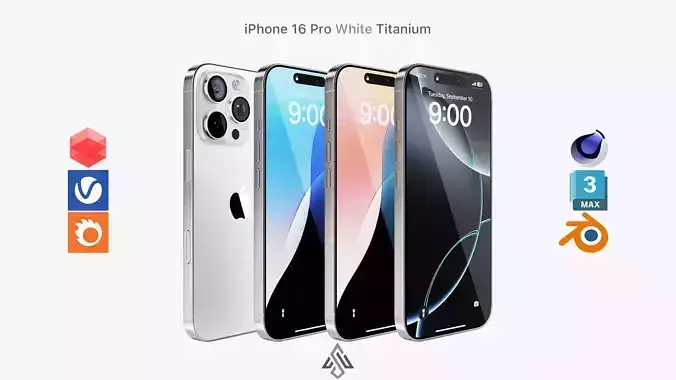 Apple iPhone 16 Pro White Titanium