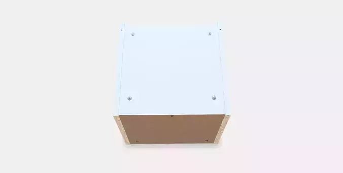 BILLY Height extension unit 1 Low-poly 3D model