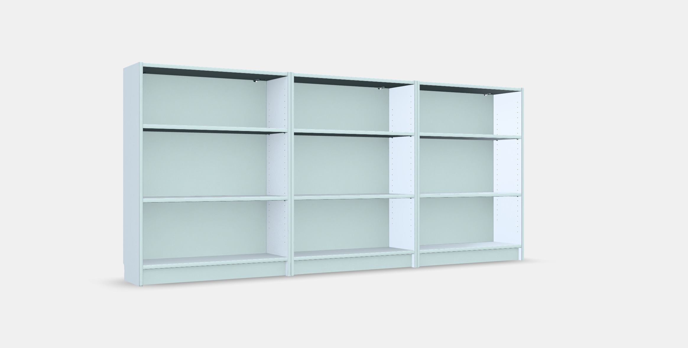 BILLY Bookcase 18 Low-poly 3D model_7