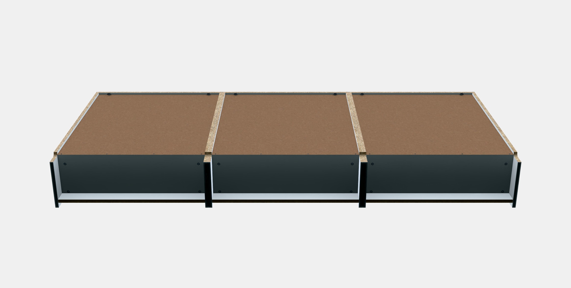 BILLY Bookcase 18 Low-poly 3D model_12